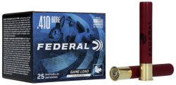 Federal Game Load Upland Hi-Brass Lead .410/76 19g No 6 25/Box