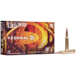 Federal Fusion Ammo 6.5X55 20/Box