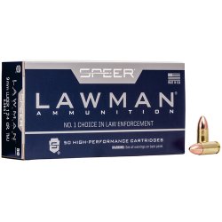 Speer Lawman Ammunition 9mm Luger TMJ 124gr 50/Box